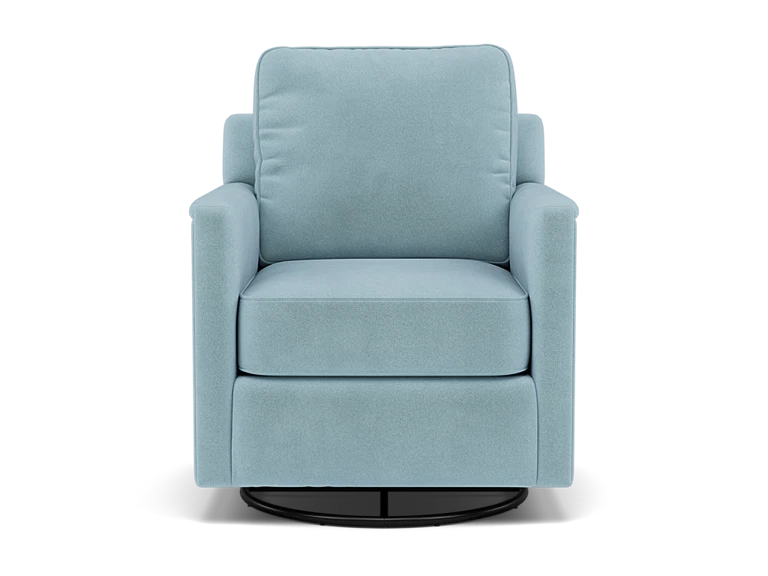 Fawn Swivel Glider Accent Chair